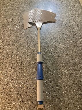 Charcoal Companion Angler Fish Grilling Spatula with Bottle Opener